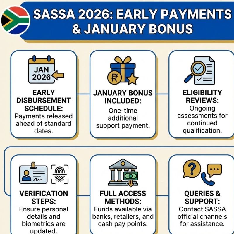 SASSA Early Payments and January