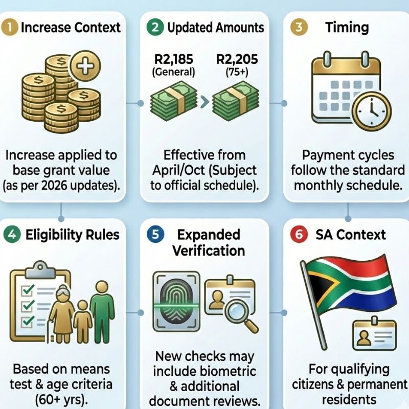 SASSA R1,050 Pension Increase 2026